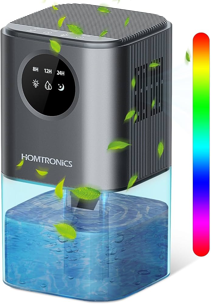 Déshumidificateur D'air Silencieux Avec LED Colorées - Pour Une Maison Saine Et Sans Humidité - 10
