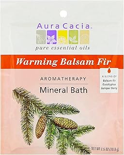 Aura Cacia - Aromatherapy Mineral Bath Soothing Heat - 2.5 oz - Case of 6