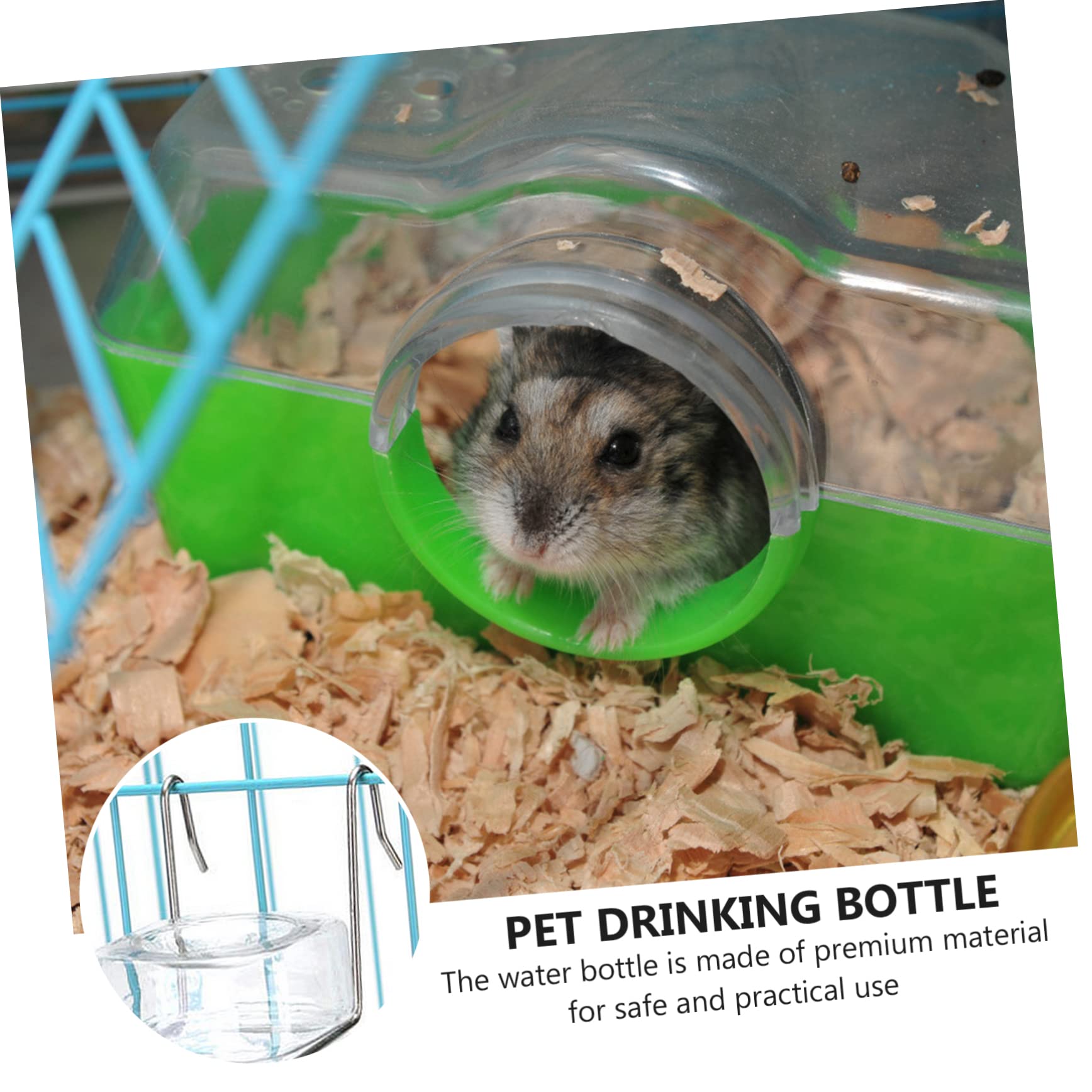 Angoily 6stücke Haustier Trinkflasche Automatischer Wasserspender Für Hamster Und Kaninchen Auslaufsicher Kunststoff Für Einfache Wasserabgabe Für Kleine Haustiere