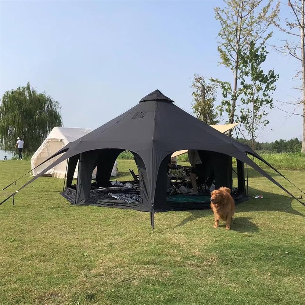 【新品・送料無料】グランデ  テント　コットン 素材　直径5m　8人就寝用 Amazon.co.jp: TOMOUNT ベルテント 5m TC テント 豪華型 ポリ