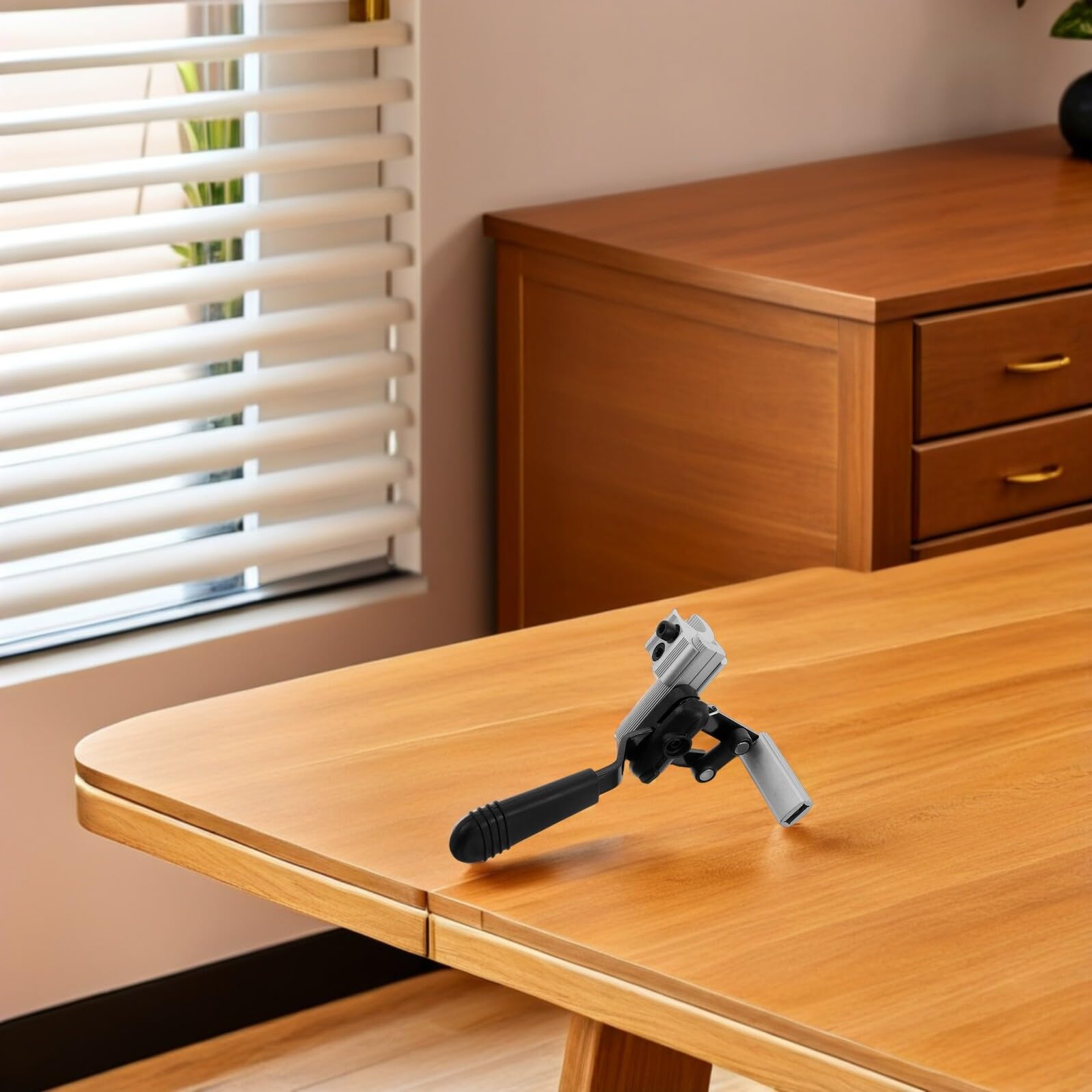 BESTYASH Freno Mecánico para Silla de Ruedas Eléctrica 2 Piezas, Palanca de Freno de Aleación de Aluminio para Tubo de 25 Mm, Accesorio de Repuesto Bloqueo Seguro para Movilidad Diaria