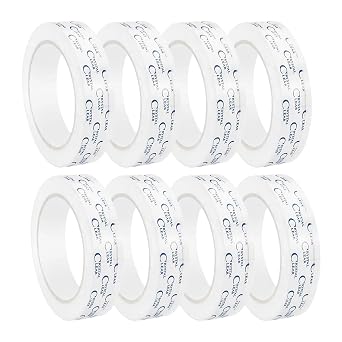 ULINE Crystal Clear Tape - 3/4" x 2,592" 72 yds, 3" Core Pack of 8