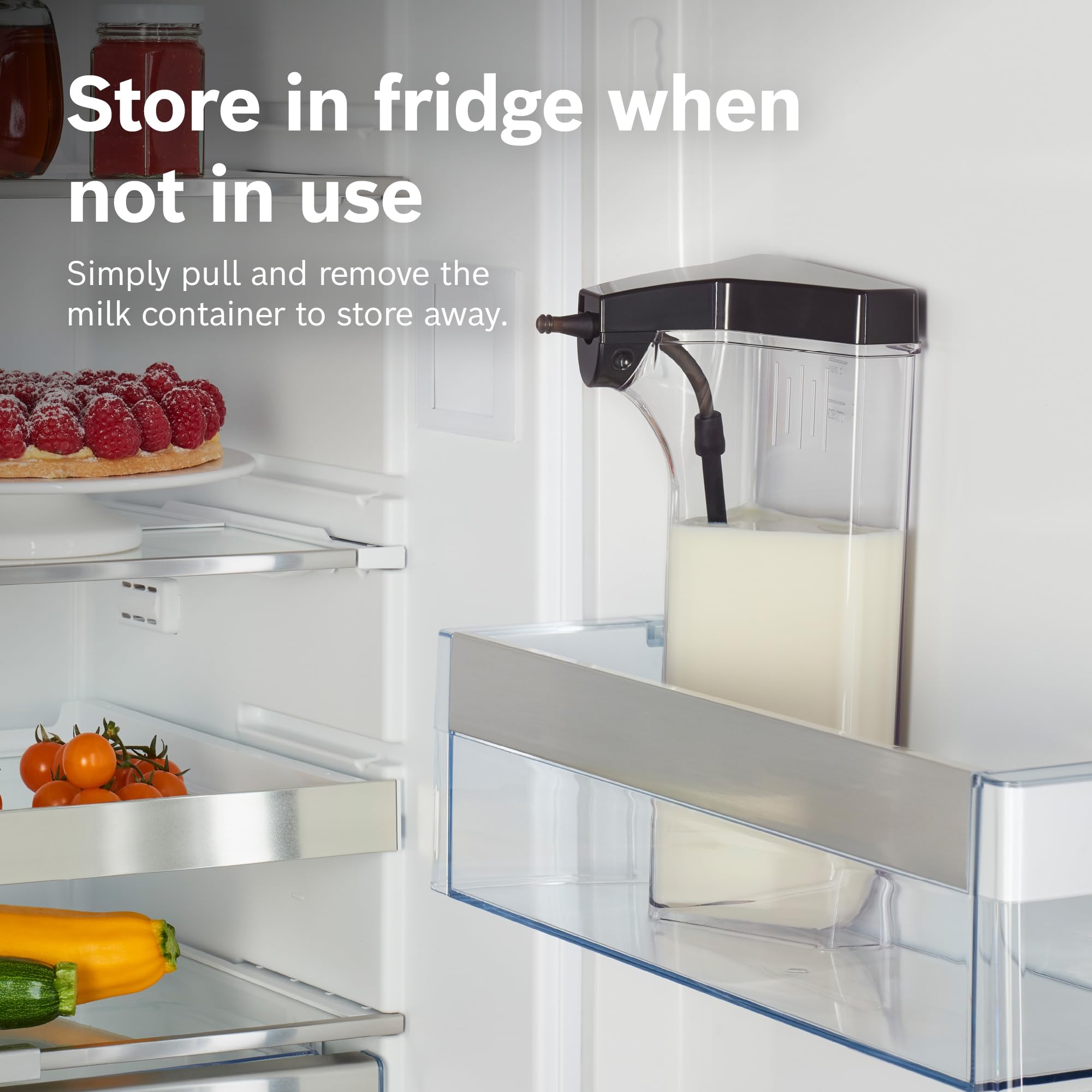 Bosch Contenedor de leche adjunto para máquinas de espresso serie 800 y