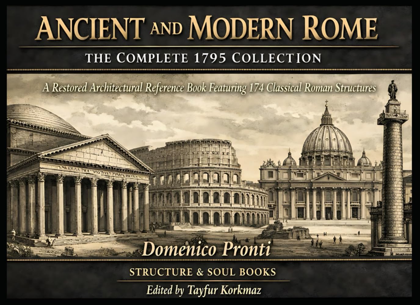 Ancient and Modern Rome: The Complete 1795 Collection-A Restored Architectural Reference Book Featuring 174 Classical Roman Structures (Library of Architectural Structures and Decorations)
