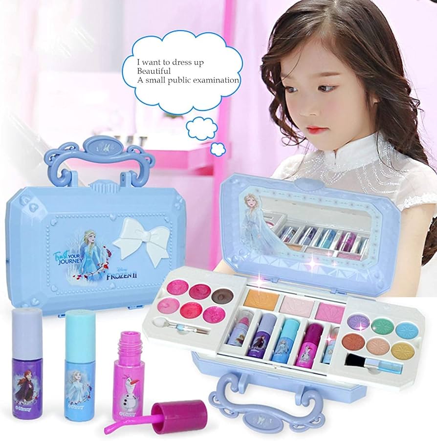 Amazon | 女の子 化粧玩具セット 子供 メイクセット アナと雪の女王 22