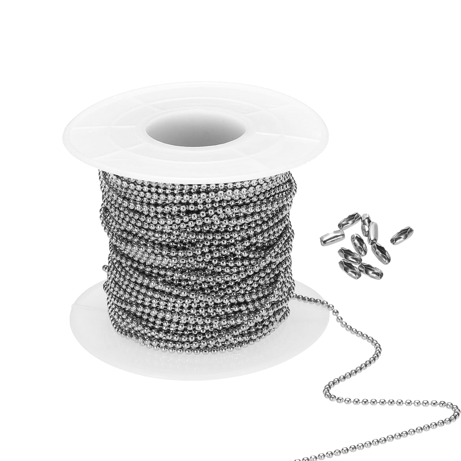 PATIKIL 1.5mm x 56ft 304 Stainless Steel Ball Chain