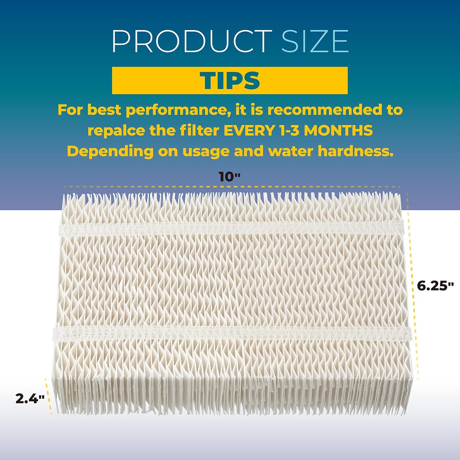 HDC411 Humidifier Wick Filter Replacement for AIR-CARE Sears Kenmore 14909