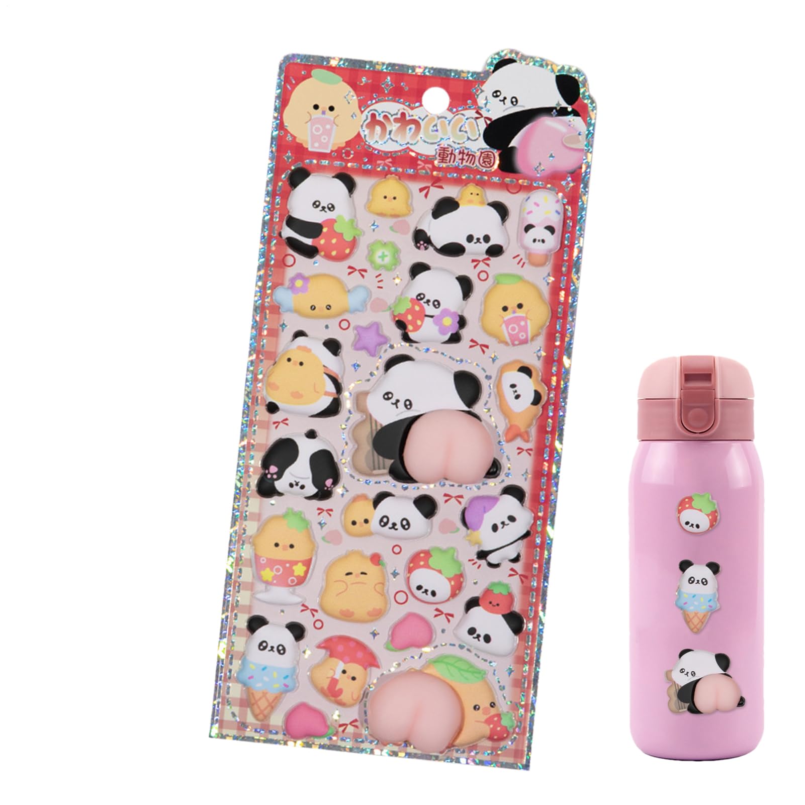Amazon.co.jp: 肉球シール、おしりぷにぷにシール、もちもちパンダ シ