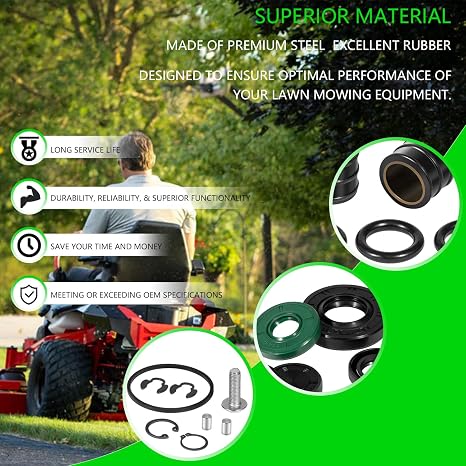 72994 Transmission Seal Kit Fits for Rebuilding ZT-2800, ZT-3100, ZT-3400 Transmission Replaces for Hydro-Gear 72994, 71410, 73107