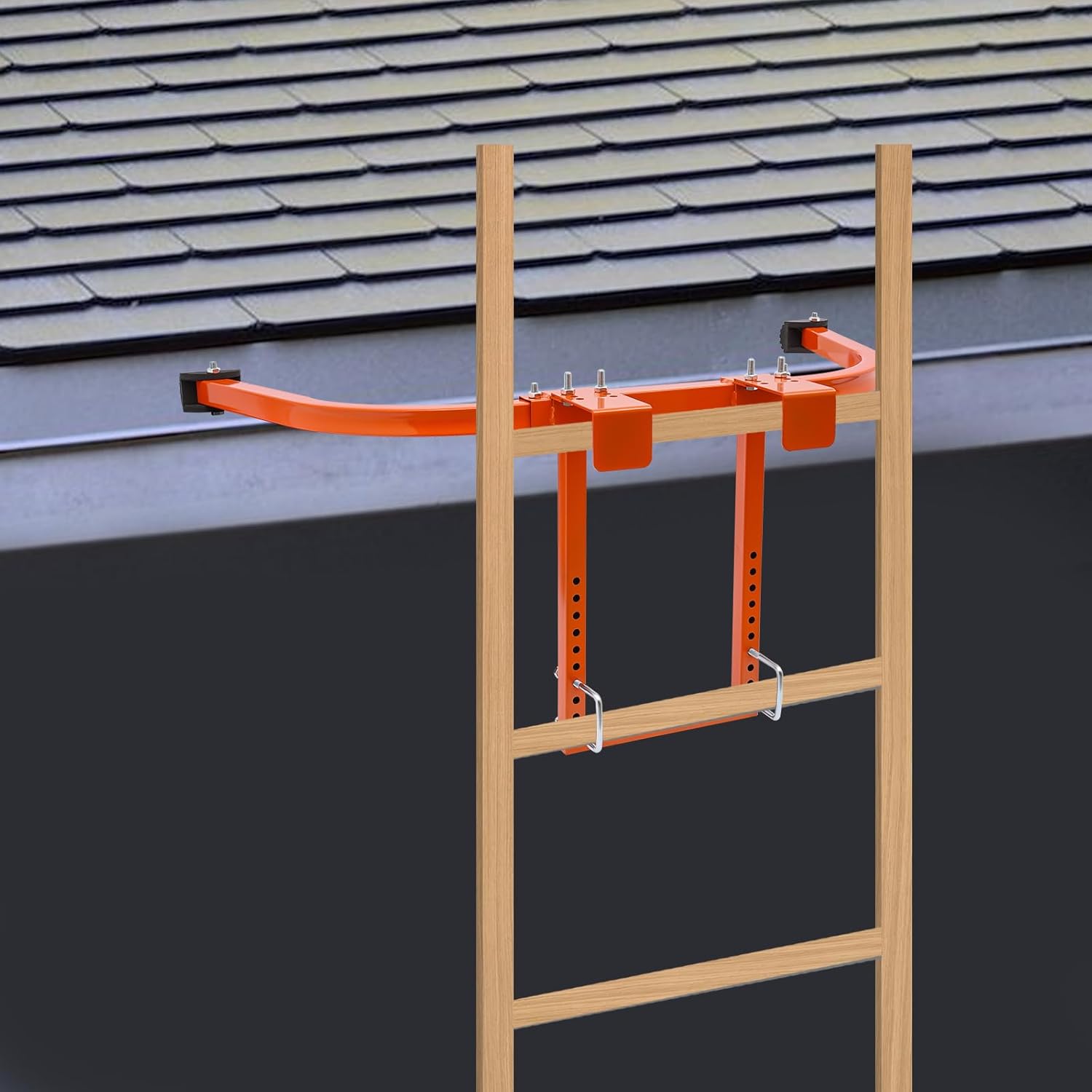Ladder Stabilizer for Accessory for Roof Gutter, Wall Ladder Standoff