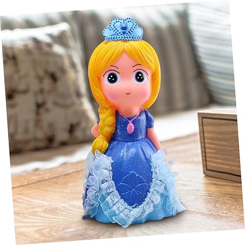 Miniatura 8 de SEWACC Caja de almacenamiento de escultura de regalo, estatua de muñeca, contenedor, mesa de comedor, colección de monedas, estuche de ahorro de