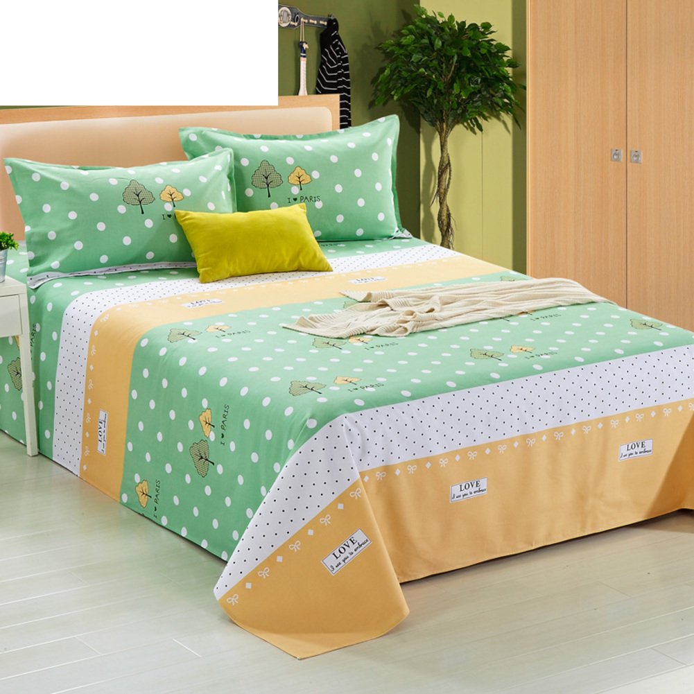 Drap en coton double épaisseur 250x230cm pour des nuits fraîches en été