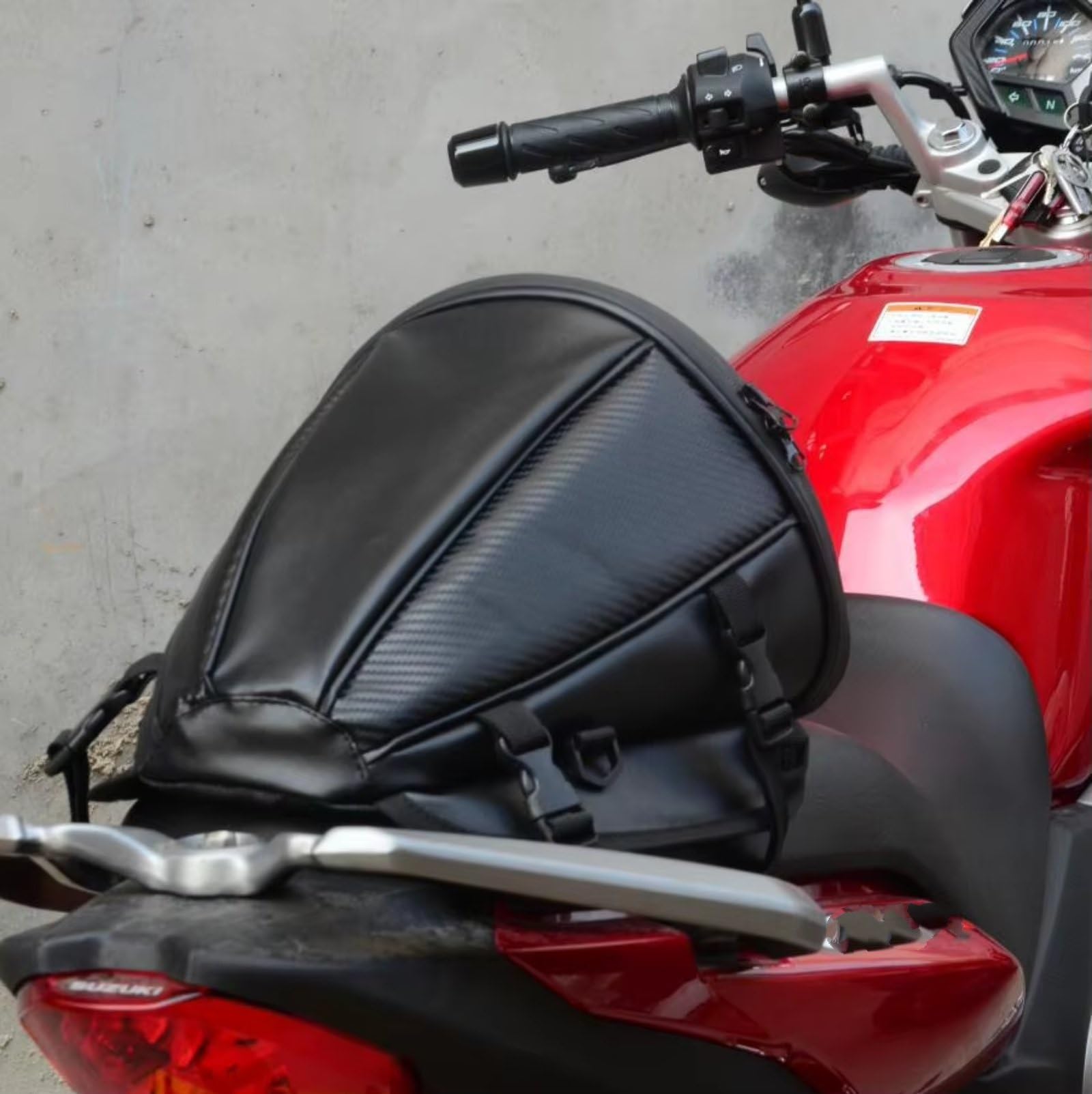 Borsa Coda Moto Impermeabile Universale Sella Bagagli Sportivi Posteriore Scooter Lato Sedile Sacche Moto