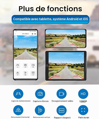 STONVUE 1080P Solar Magnetic Wireless Reversing Hitch Camera - 6