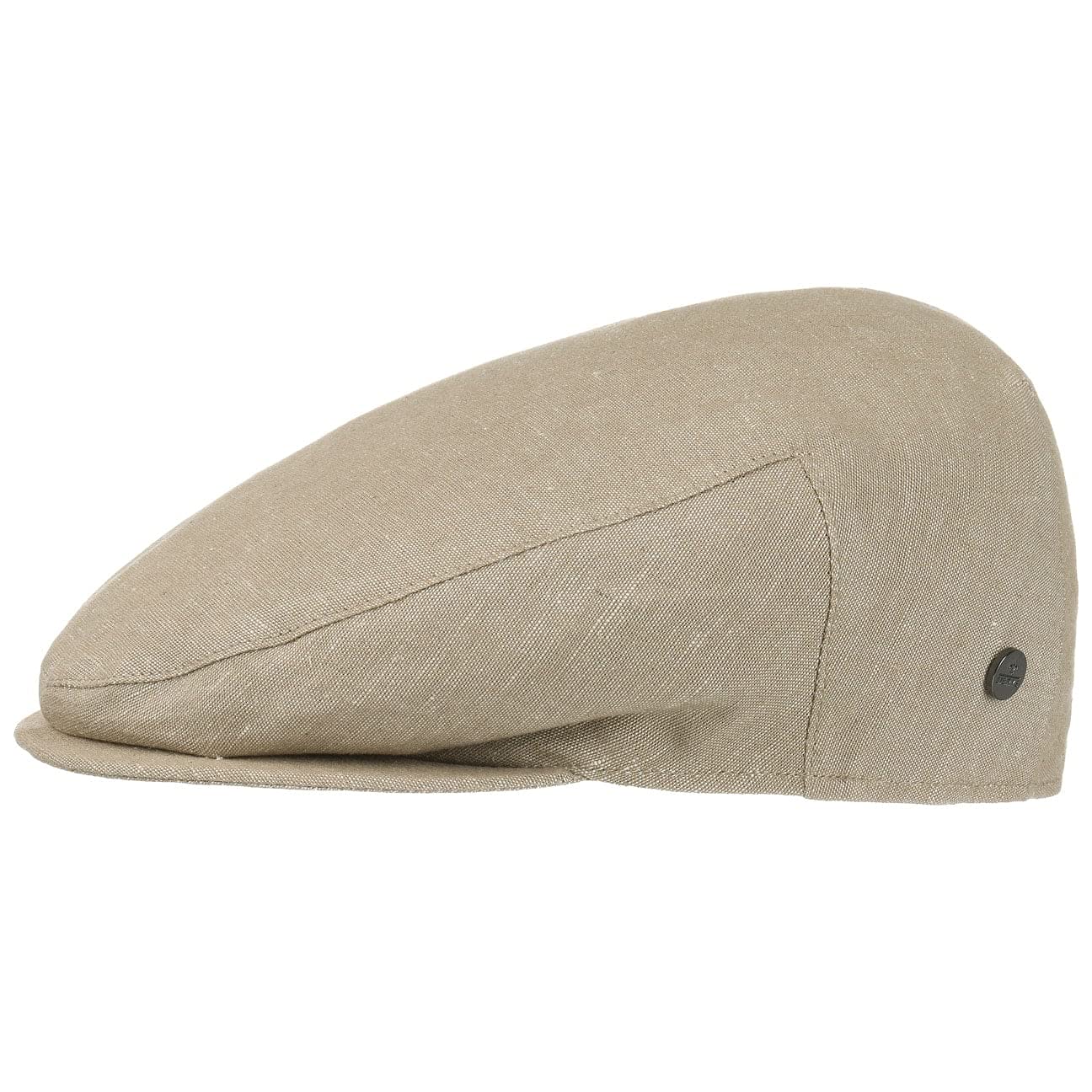 Lierys Gorra de Lino Inglese Hombre - Made in Italy Gorro Ivy con Visera, Forro Primavera/Verano