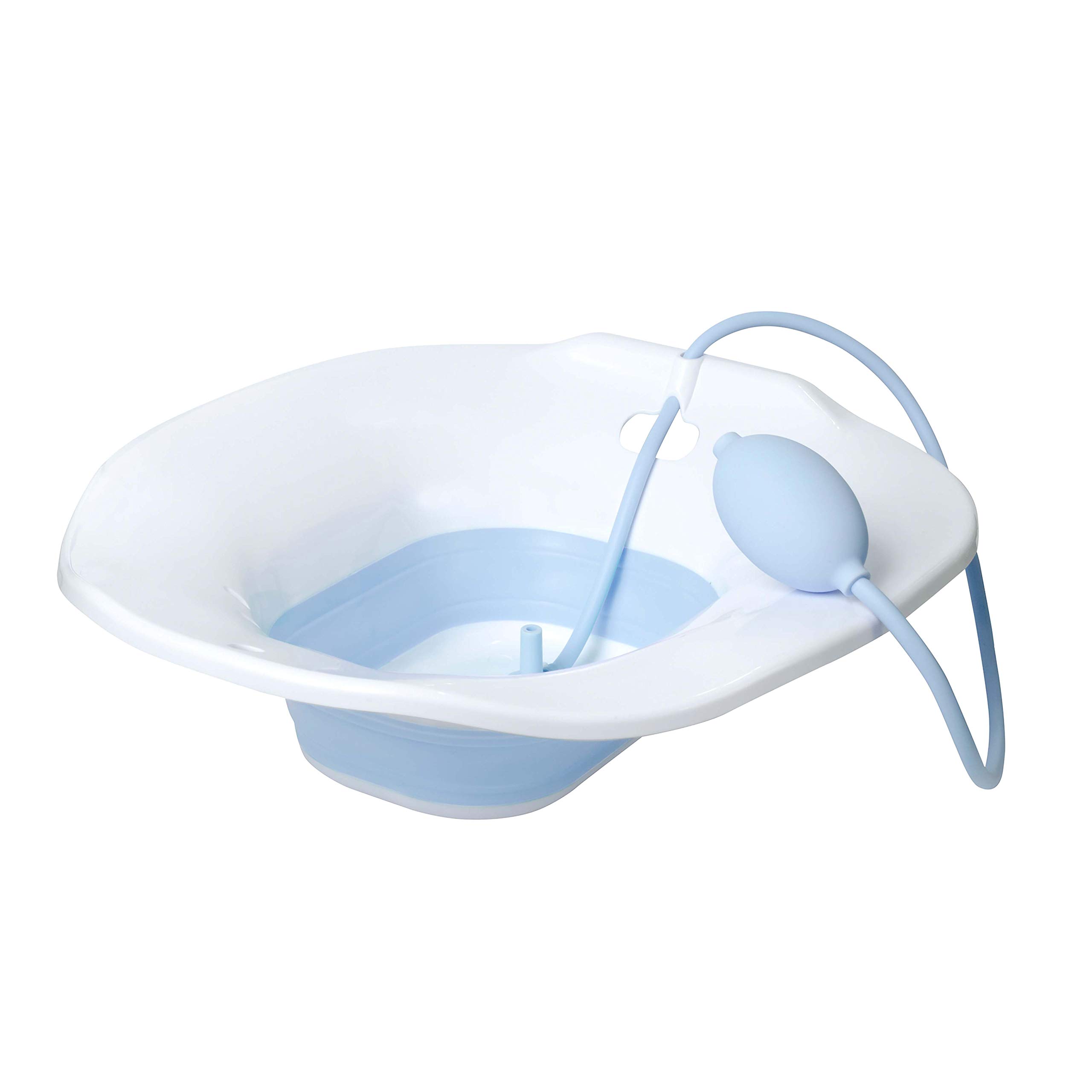 North American Health + Wellness Collapsible Sitz Bath, Helps Soothe Various Conditions Causing Perineal Discomfort, White