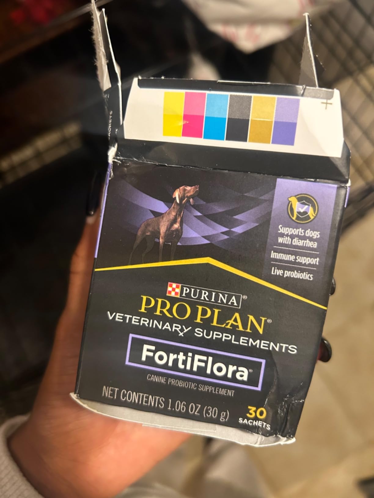 Purina Pro Plan Veterinary Supplements FortiFlora Dog Probiotic Supplement, Canine Nutritional Supplement - 30 ct. Box photo review