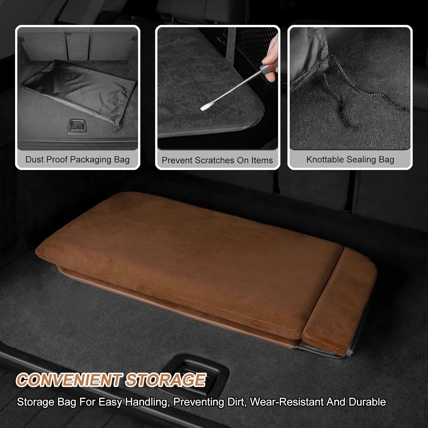 Non-Inflatable Car Back Seat Mattress - Foldable Double-Sided Camping Travel Mattress for Backseat Rest & Sleeping(Blue)