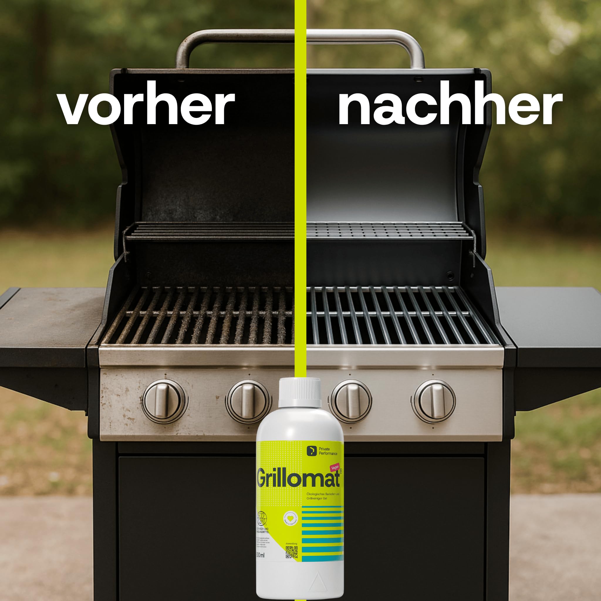 GRILLOMAT® Backofen- und Grillreiniger Gel ECOCERT 2 x 500 ml