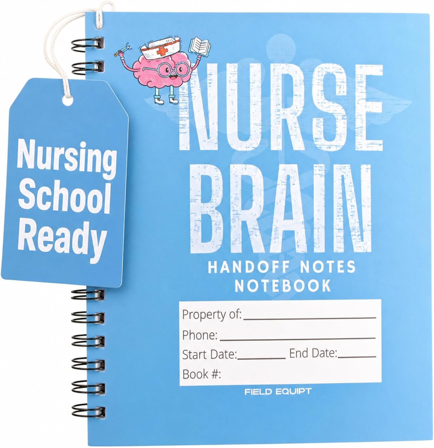 Nurse Essentials Report Notebook, Palm Size, 5-Pack for 500 Patients