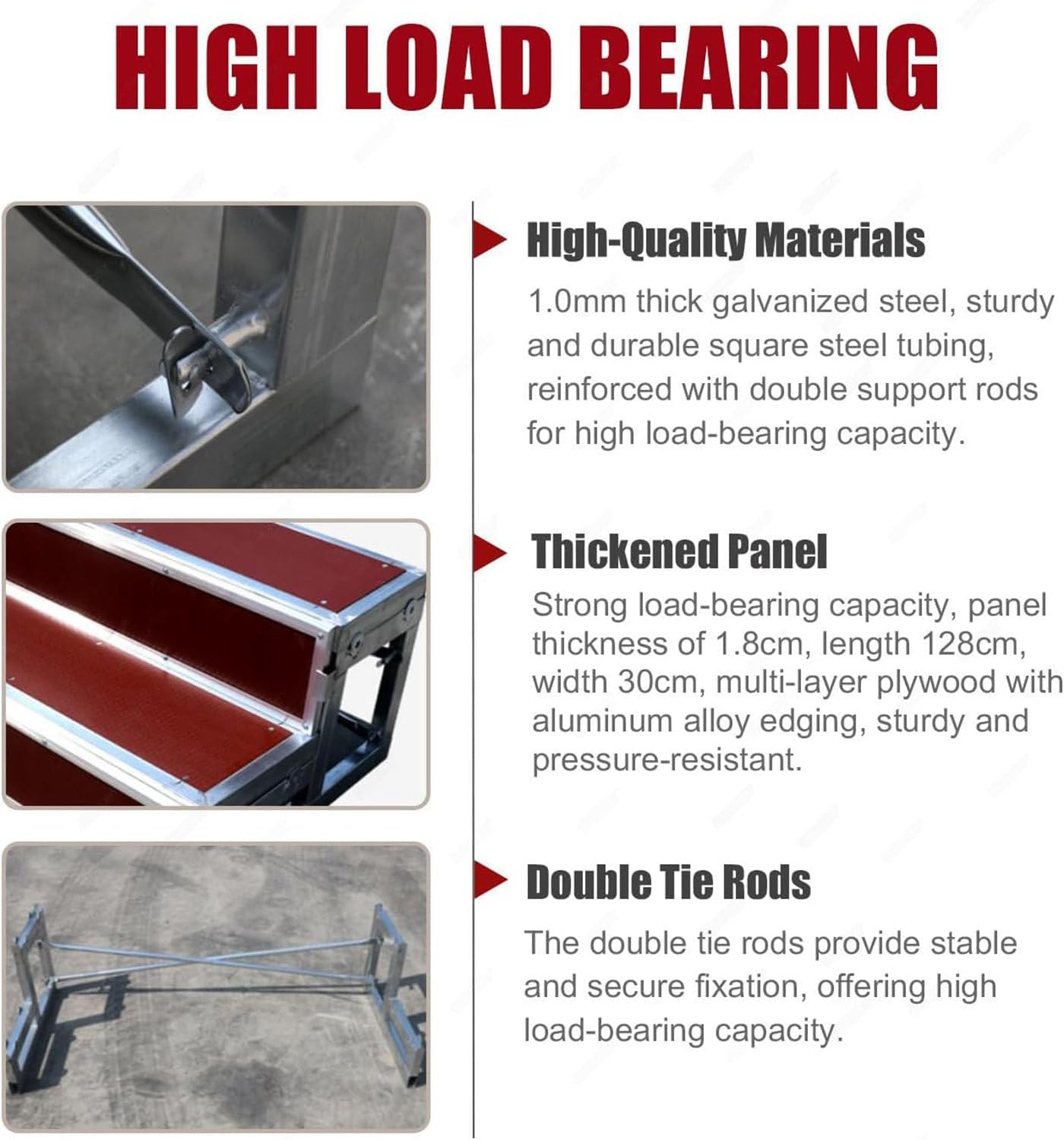 Portable Choir Risers, Non-Slip Tiered Steps for Choirs & Photos, Sturdy Choir Benches/Stands, Ideal for Classroom & Church Performances, 1-Layer Design