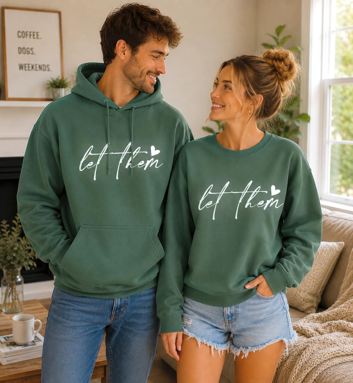 Let Them Sweatshirt For Women Men Mental Health Motivational Let Them Shirt