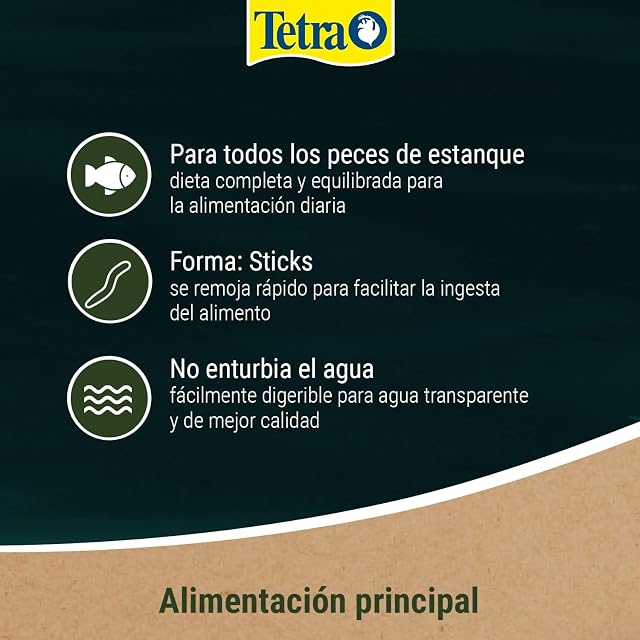 Foto 4 de 8 de Tetra Pond Sticks Alimento para peces de estanque, 50 L
