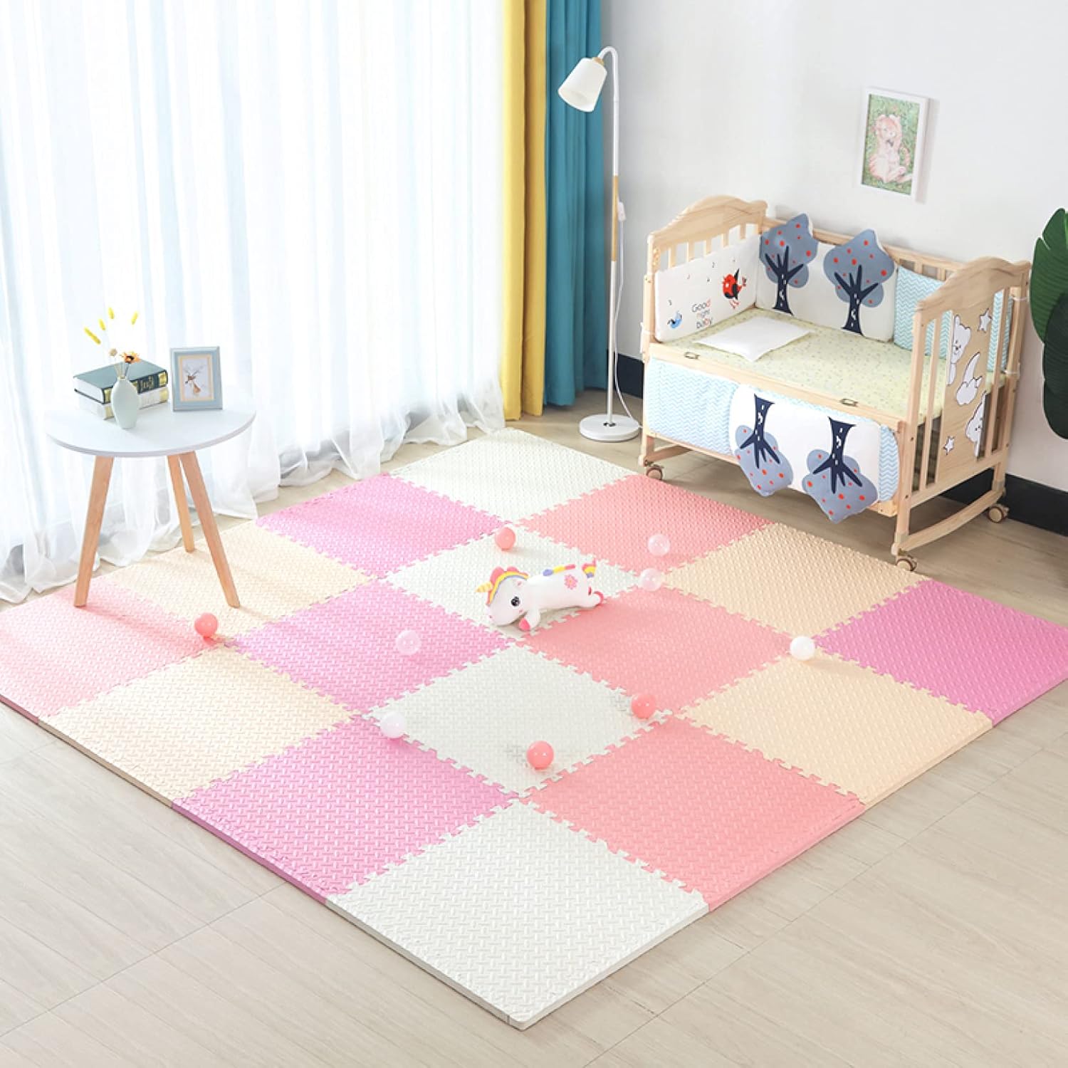 Joint Mat Kids Corner 60 * 60 * 2.5 * 4 Carpet Floor Mat Flooring Scratch Prevention Floor Mat Mat Cushion Mat (Color 2 60 * 60 * 2 * 8)