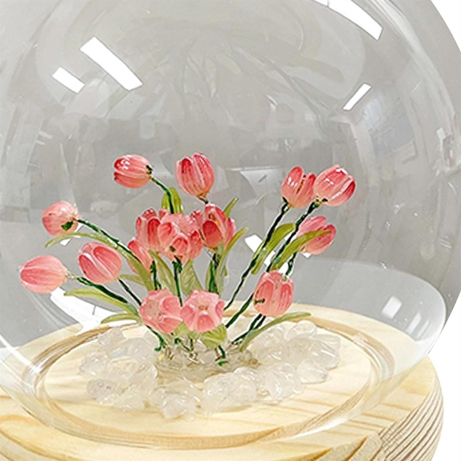 ガラスのチューリップ☆ランプ☆ 【公式通販】