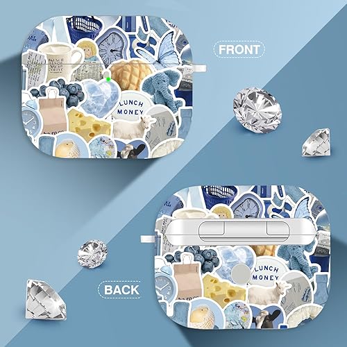 Vista 353 de Maxjoy for AirPods 2nd Generation Case, Unique Design Hard Protective Shockproof Airpods Case Cover with Keychain Compatible with Apple AirPods Sea