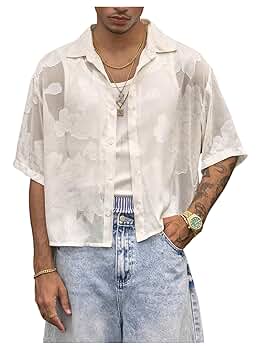 トップス Clane SHEER FLOWER SHORT SLEEVE SHIRTS SHEER FLOWER SHORT SLEEVE SHIRTS｜TOPS(トップス)｜CLANE