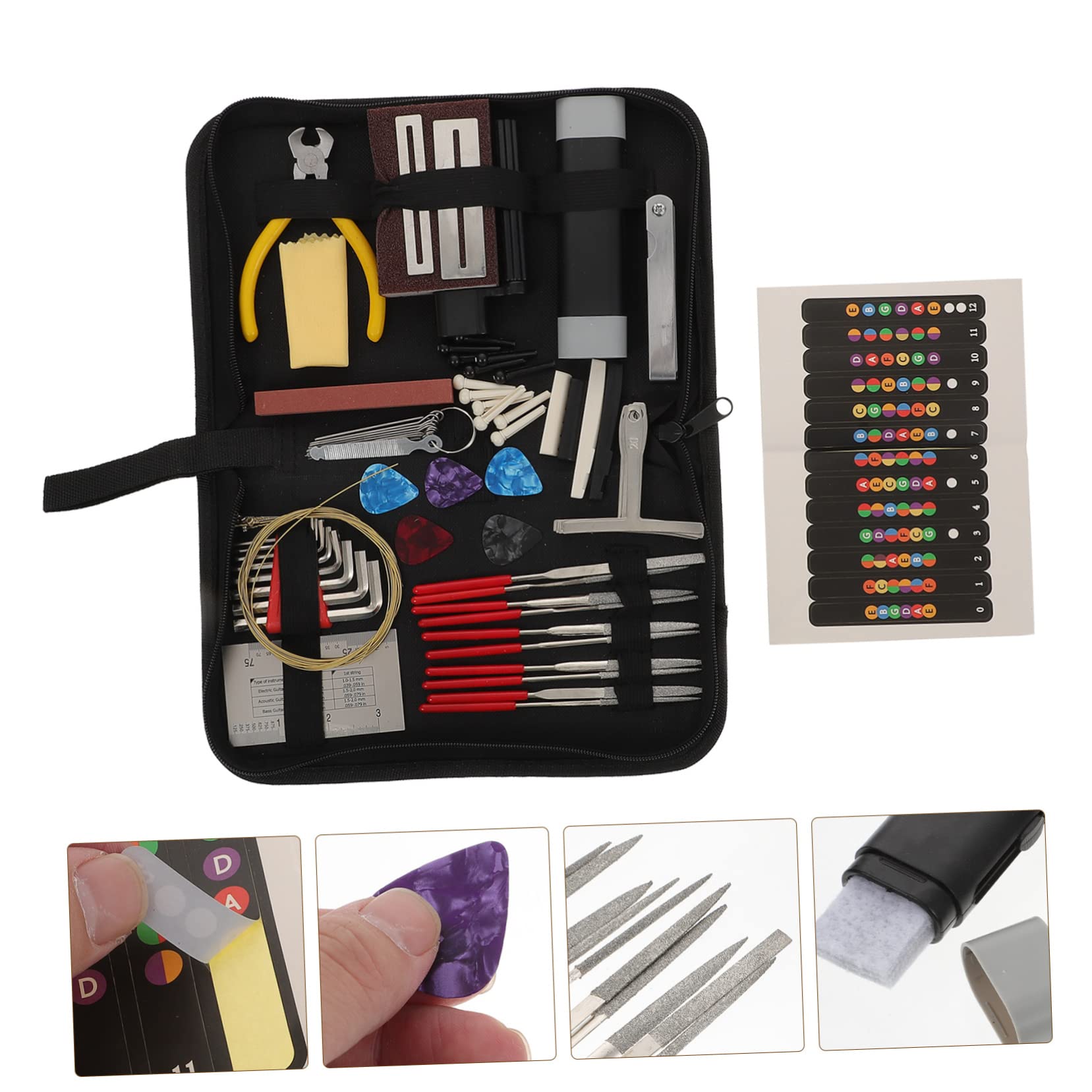 VICASKY 72piezas Kit De De Reparación De De Equipos De Limpieza Portátiles Para De Accesorios Prácticos De Reparación y Cuidado De Instrumentos