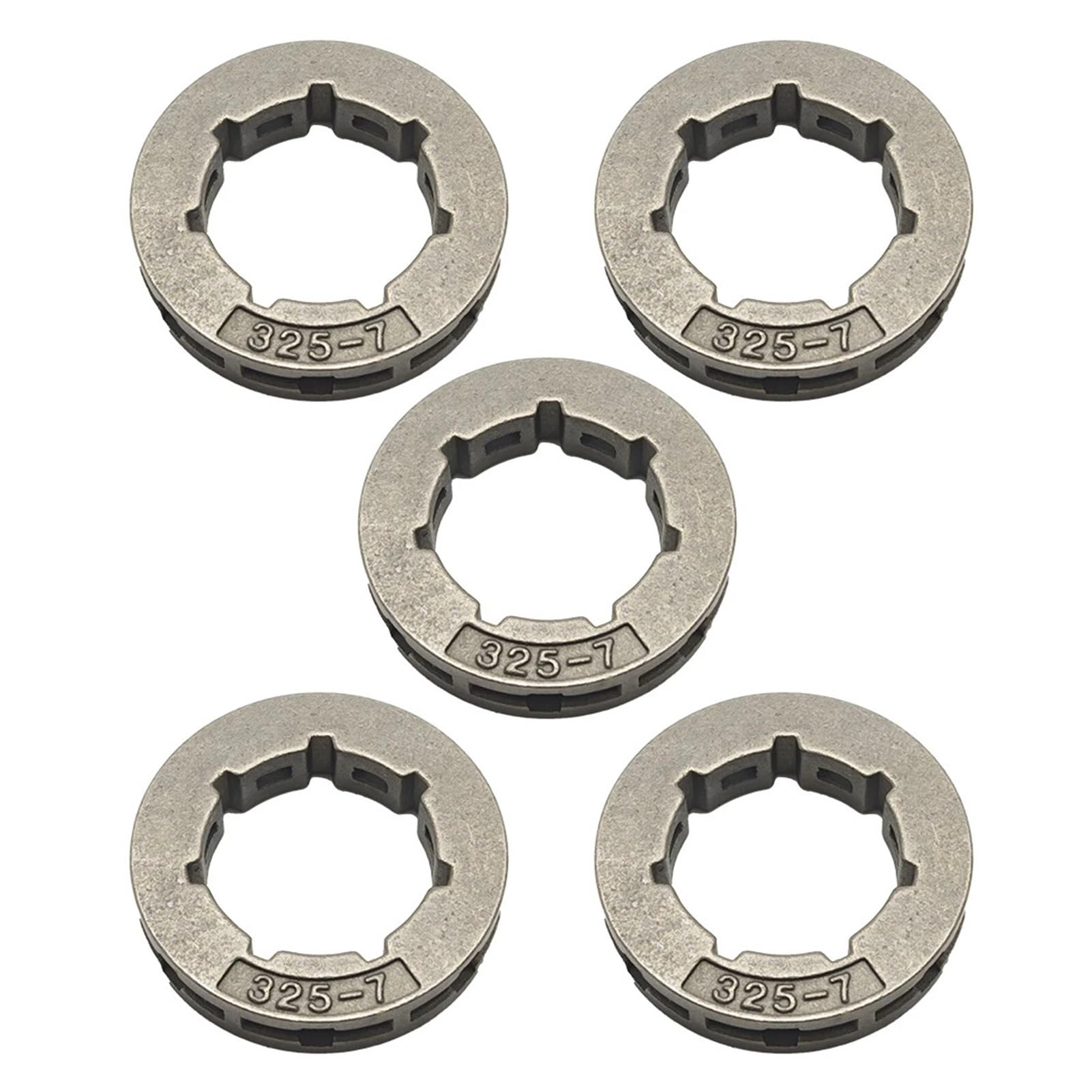 .325 7T Small Spline Chain Drive Sprocket Rim for 340 346 346xp 345 350 351 346 353 357 455 460 Rancher Chainsaw 5Pcs