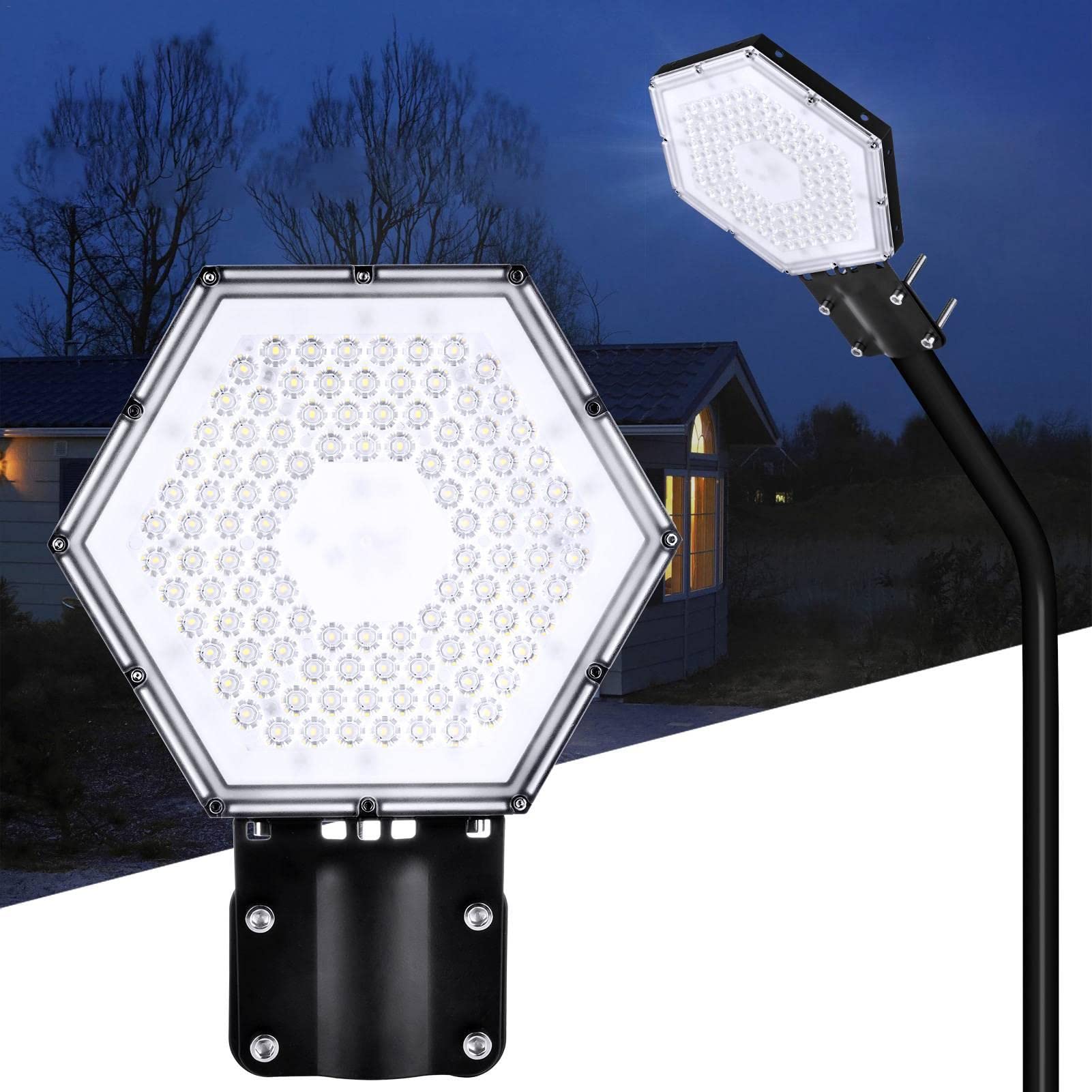 6 Pack 100W UFO LED High Bay Light Lampa Magazyn Oświetlenie przemysłowe, 10000 Lumenów 6500K LED Lights High Bay LED Lights Oświetlenie zatoki handlowej do garażu Fabryka Warsztat Siłownia