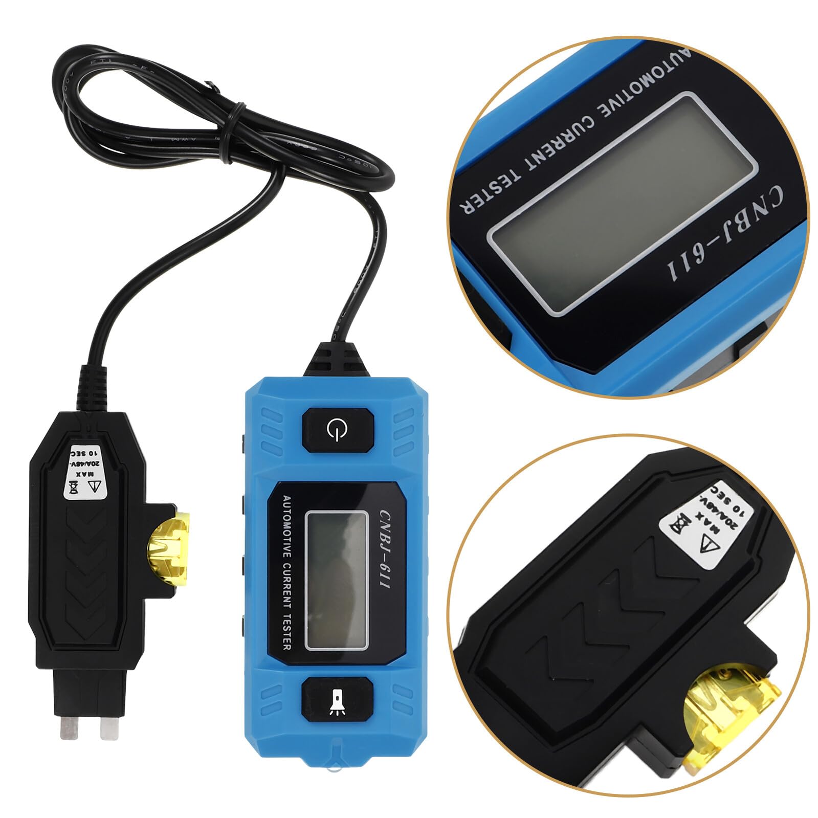Tester di Fusibili Auto Digitale per Rilevare Correnti Oscure ABS