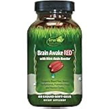 Irwin Naturals Brain Awake RED with Nitric Oxide Booster - 60 Liquid Soft-Gels