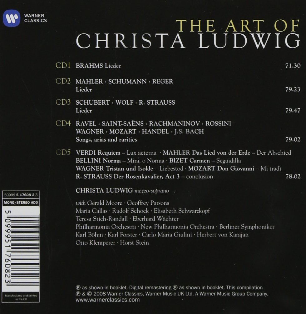 Art Of Christa Ludwig