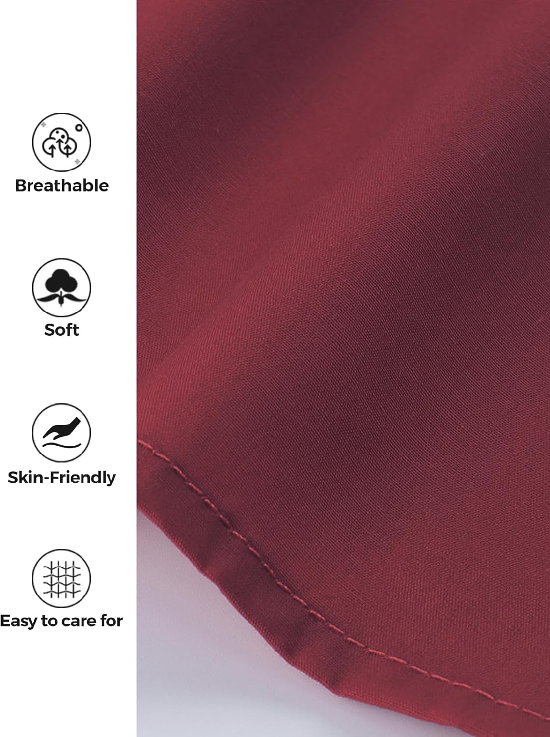 Spring&Gege Boys' Long Sleeve Dress Shirts Formal for Kids School Uniform Button Down Shirt (Regular Fit & Husky) - Image 5