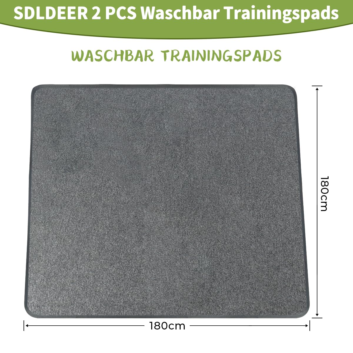 Empapadores para Perros Pequeños, 182 cm x 182 cm Almohadillas de Entrenamiento Lavables para Perros, Reutilizables, Antideslizantes, Superabsorbentes, Almohadillas para Cachorros, Gatitos, Cobayas