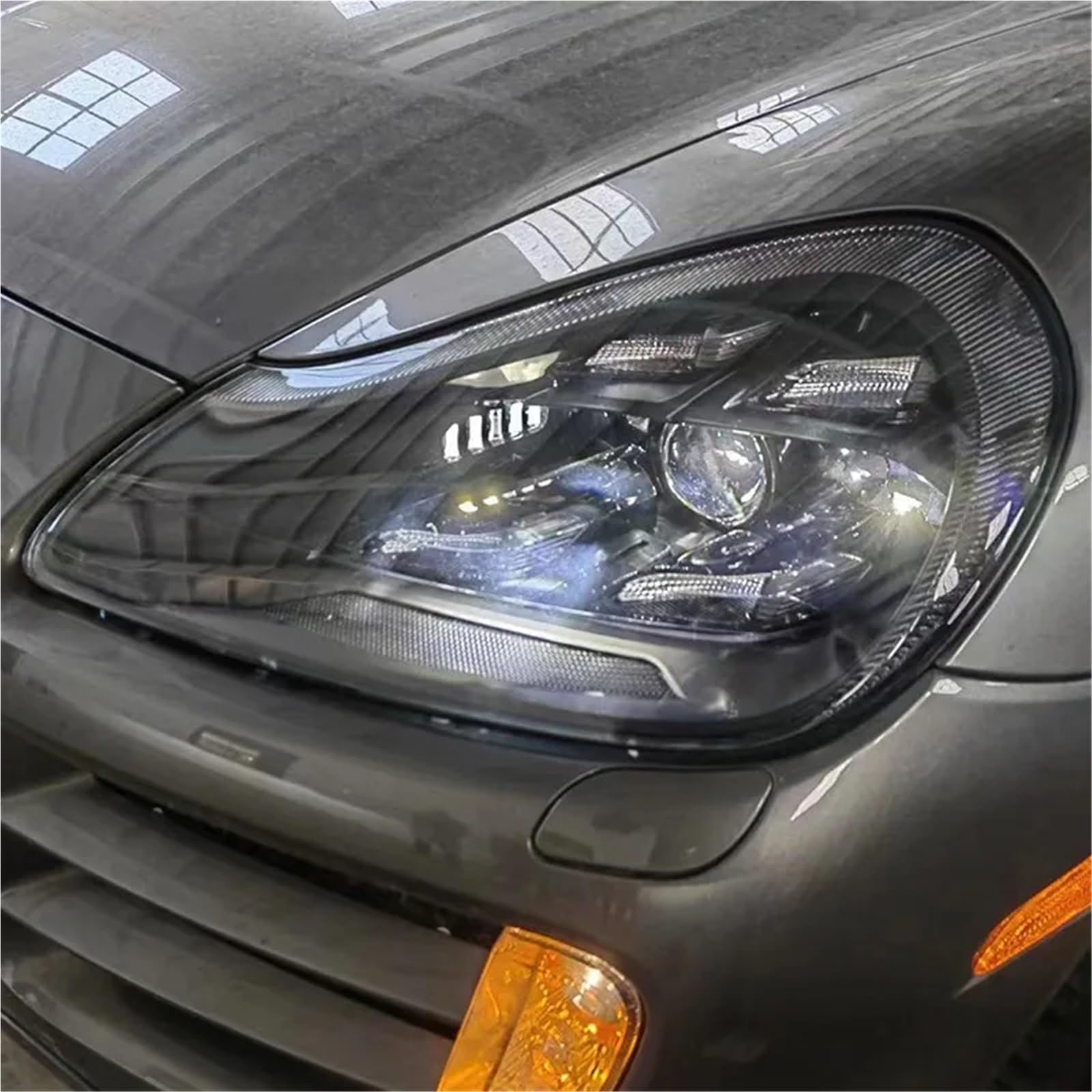Head Lamp Para reflektorów samochodowych LED pasuje do Porsche Cayenne 957 2007-2010 Przednie światła reflektorów DRL