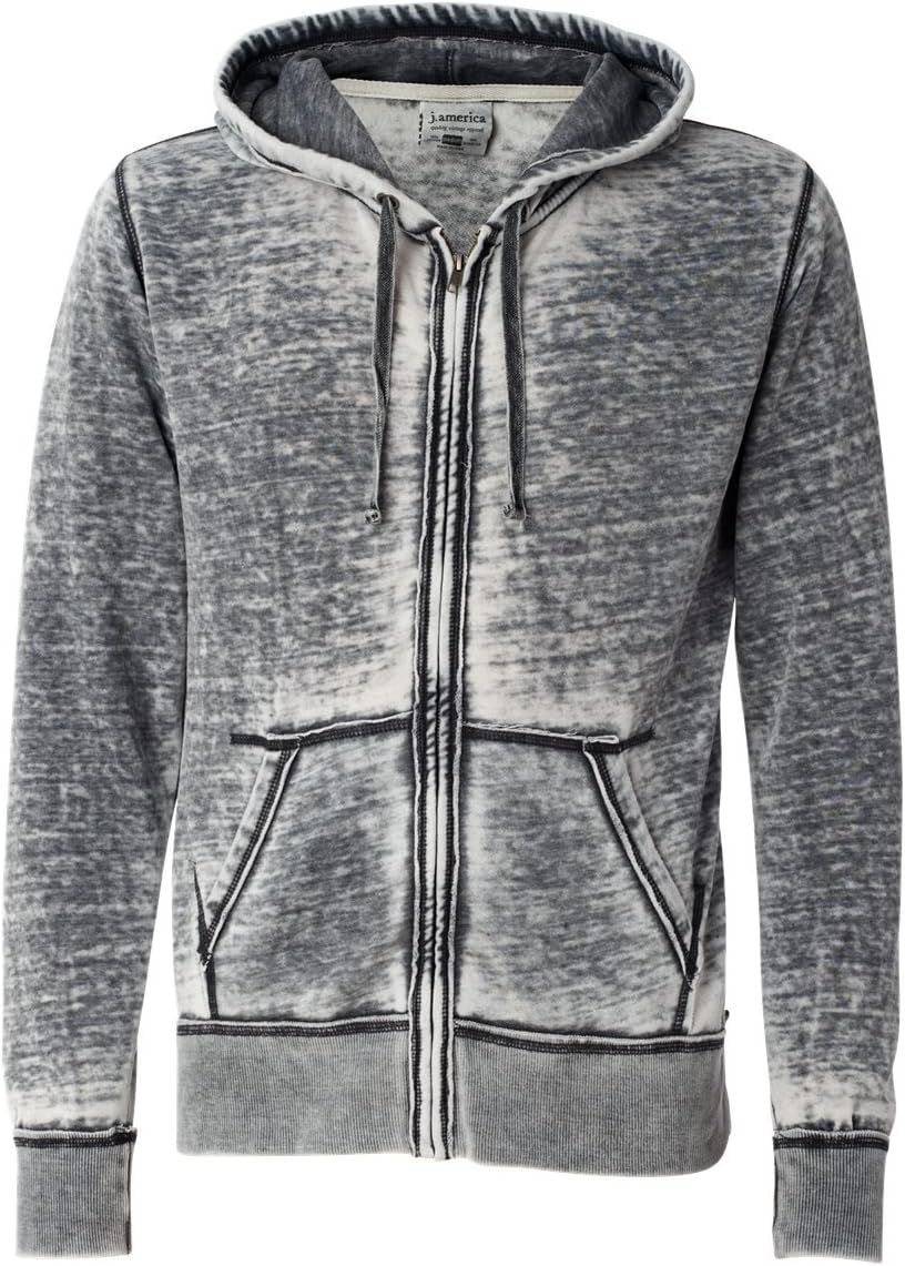 J. America mens Men's Zen Full Zip Hooded Sweatshirt