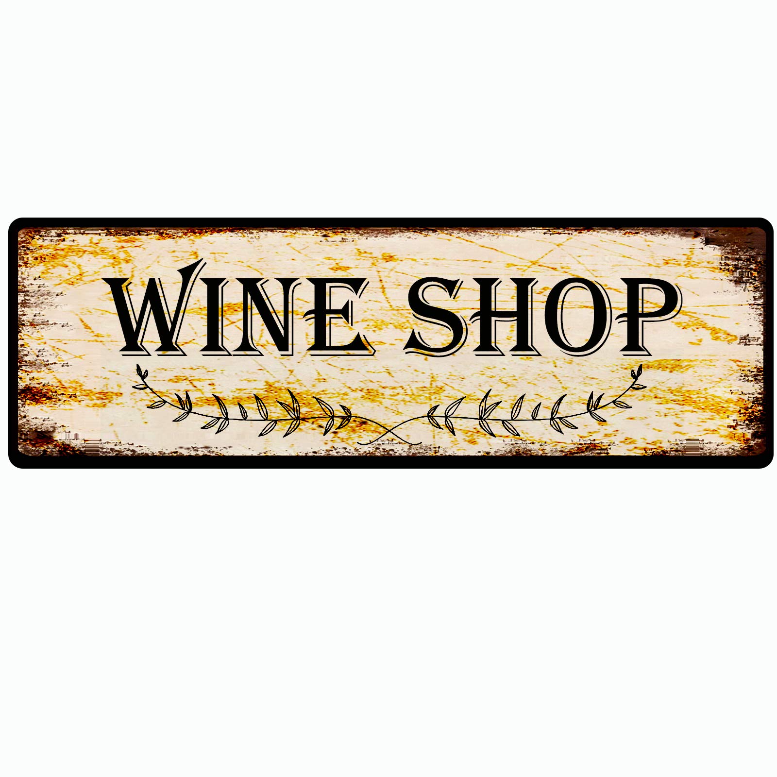 Vintage Metal Sign - Retro Tin Art Plaque for Bedroom,Kitchen,Garden,Wall,Pub,Club,Coffee - Hanging Decor,4x16 Inch