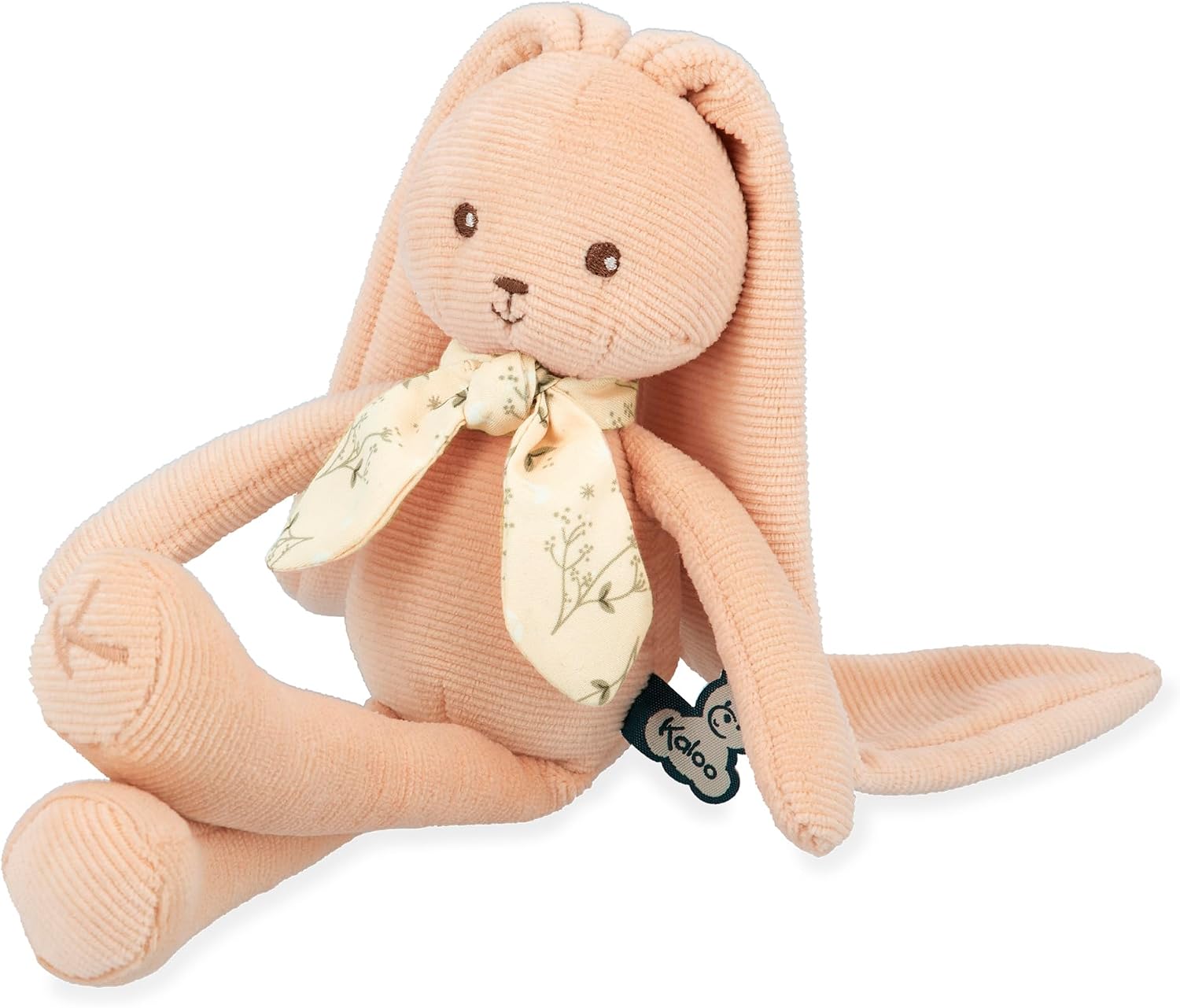 Kaloo - Lapinoo - Peach Rabbit Doll - Baby’s Small Corduroy Plush - 25 cm - Ultra-Soft Material - Gift Box - 0 Months +, K218015 - Image 4