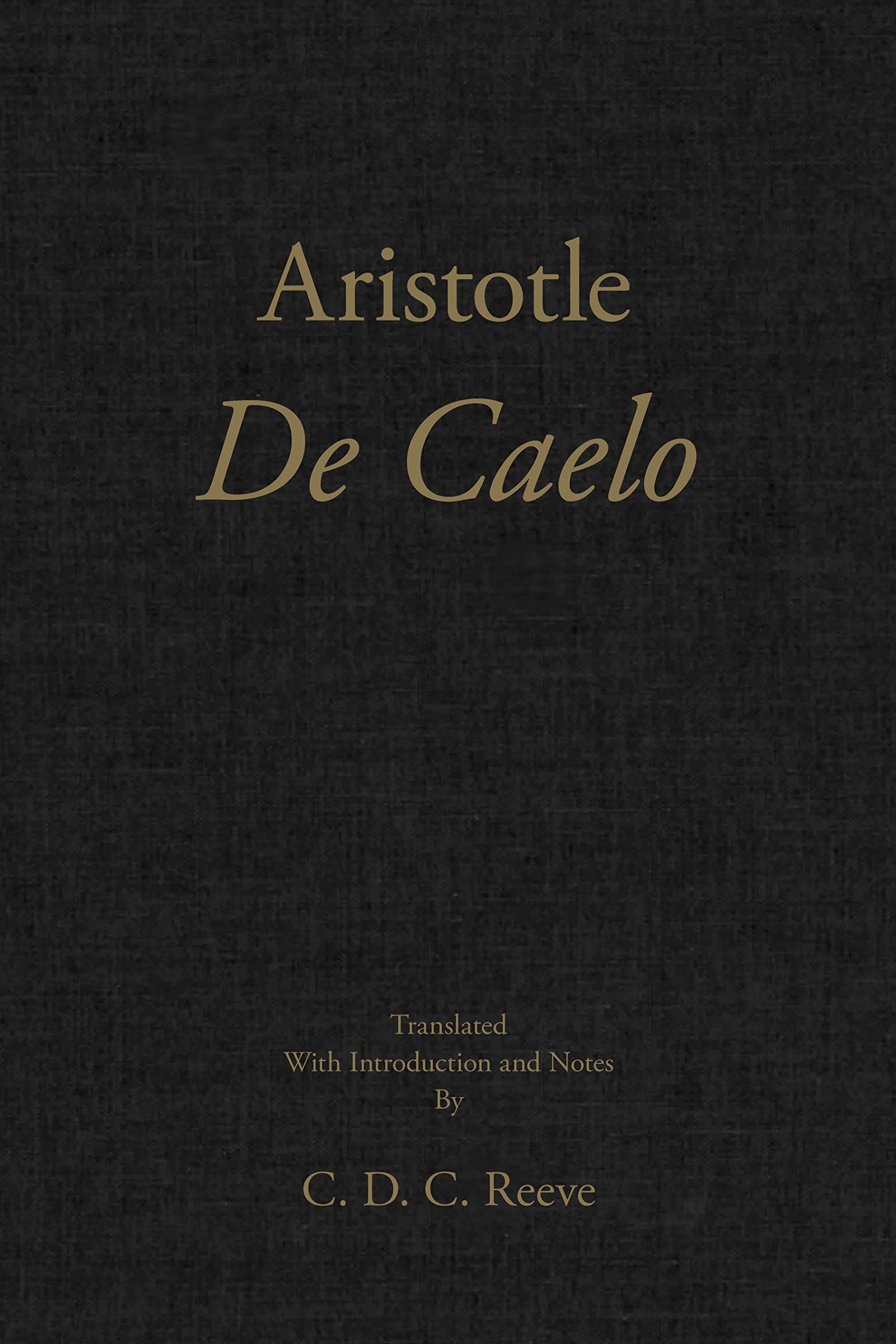 Buy De Caelo (The New Hackett Aristotle) — BookShops.in