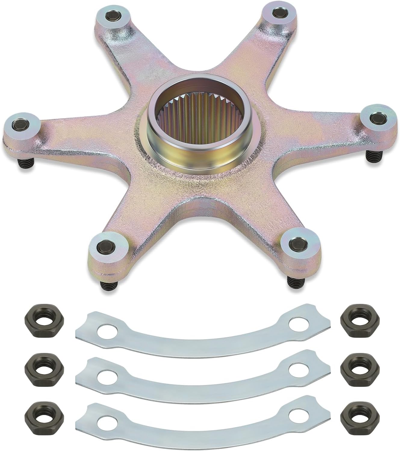 M MATI Rear Axle Sprocket Mount Hub Collar Holder Kit for Yamaha Warrior 350 YFM350X 1989-2004 3GD-25386-00-00