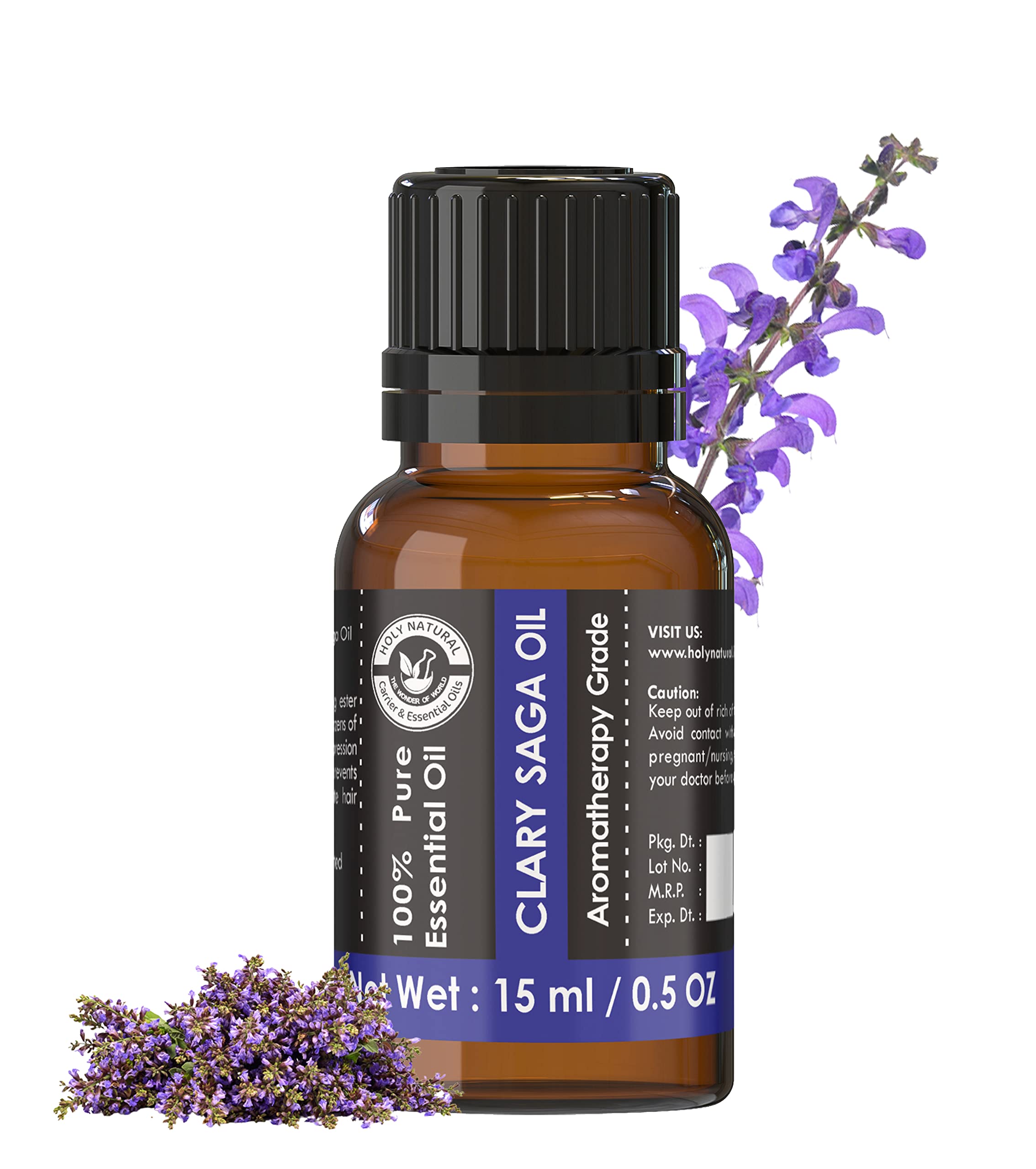 Holy Natural Clary Saga Essential Oil - 15 ML - Image 2 thumbnail