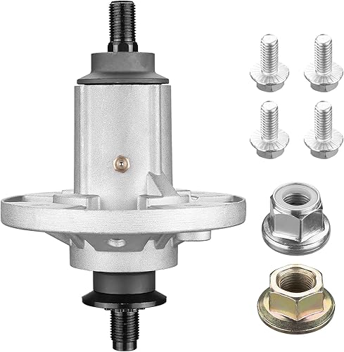 GY20454 Husillo apto para cortacésped John Deere, montaje de husillo para John Deere LA135 LA115 LA125 LA145 LA105 LA130 D140 D130 D105 D110 L110