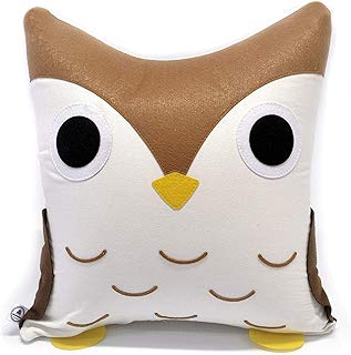 Cojín Búho. Con cierre y relleno incluido.
