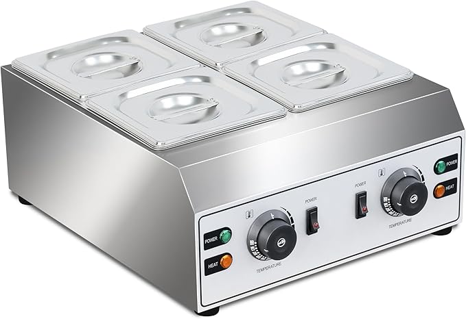 Máquina para Templar Chocolate Comercial 2000W 4 Tanques miniatura 6