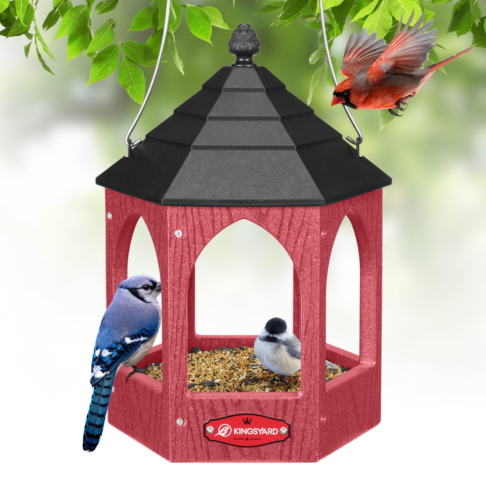 Kingsyard Gazebo Style Platform Feeder